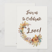 Celebrate Love Kaart (Voorkant / Achterkant)