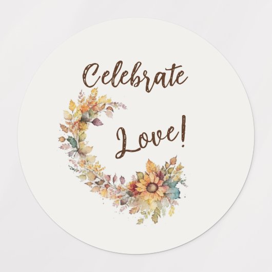 Celebrate Love Labels (Design 1)