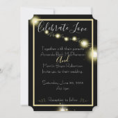 Celebrate Love Simple twinking bruiloft Kaart (Voorkant)