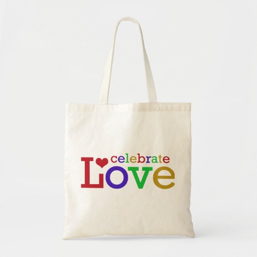 Celebrate Love Tote Bag (Voorkant)