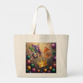 Celebrate Mardie Gras by Sommer Hamilton Grote Tote Bag (Achterkant)