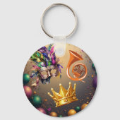 Celebrate Mardie Gras by Sommer Hamilton Sleutelhanger (Achterkant)