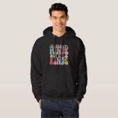 Celebrate Minds of All Kinds Mental Health Autism  Hoodie (Voorkant volledig)
