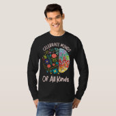 Celebrate Minds Of All Kinds Neurodiversity Autism T-shirt (Voorkant volledig)