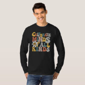 Celebrate Minds of All Kinds Neurodiversity Autism T-shirt (Voorkant volledig)