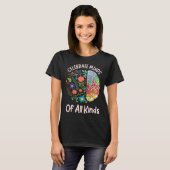 Celebrate Minds Of All Kinds Neurodiversity Autism T-shirt (Voorkant volledig)