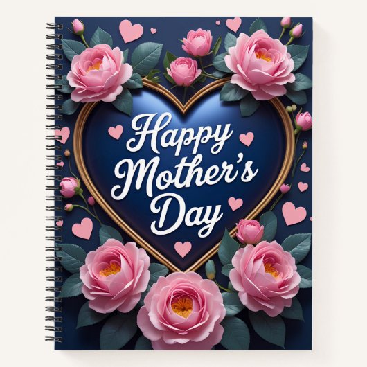 Celebrate Mom - Happy Moederdag Notitieboek (Voorkant)
