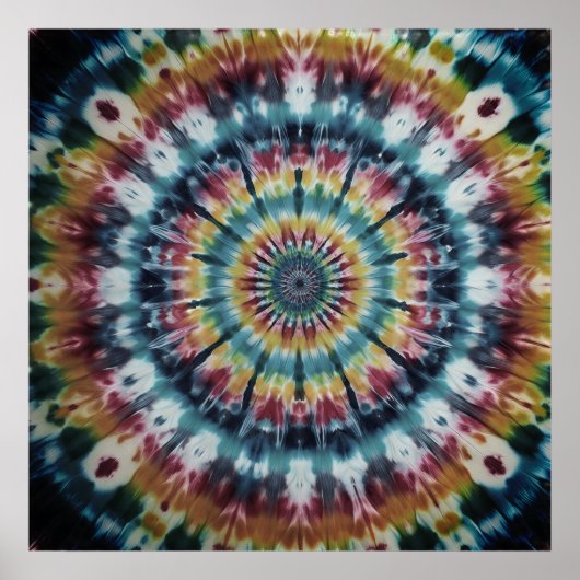 Celebrate National Tye-Dye Day With Striking Wall Poster (Voorkant)