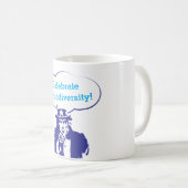 CELEBRATE NEURODIVERSITEIT UNCLE SAM COFFEE MOK (Voorkant rechts)
