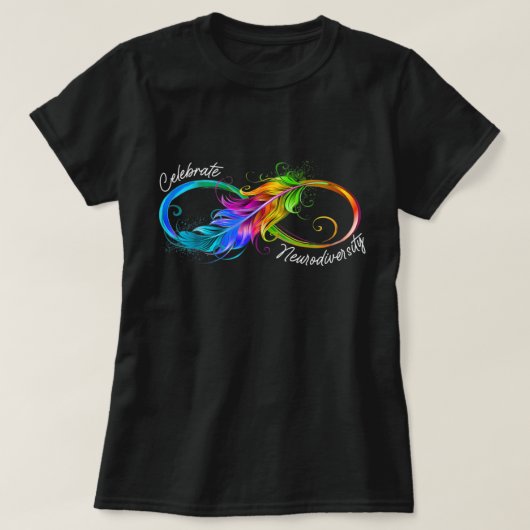 Celebrate Neurodiversity ADHD Deserve Appreciation T-shirt (Design voorkant)