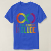 Celebrate Neurodiversity Be Kind Advocate Include5 T-shirt (Design voorkant)