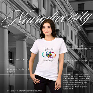 Celebrate Neurodiversity T-Shirt Tri-Blend Shirt