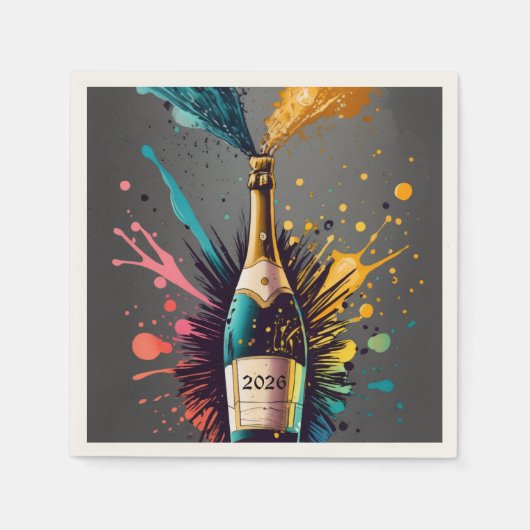 Celebrate NYE  Servet (Voorkant)