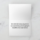 CELEBRATE ONS "JUBILEUM" ZOALS "NOOIT VÓÓR" KAART (Binnen)