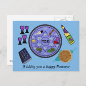 Celebrate Passover Briefkaart (Voorkant / Achterkant)