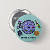 Celebrate Passover Ronde Button 5,7 Cm (Voorkant /achterkant)