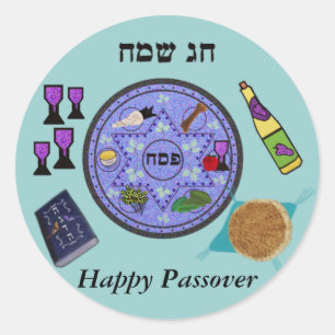 Celebrate Passover Ronde Sticker