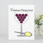 Celebrate Passover Seder Kaart (Staand voorkant)
