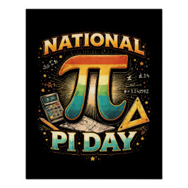 Celebrate Pi Perfect Poster