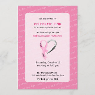 Celebrate Pink event Kaart