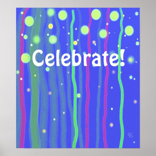 Celebrate, poster (Voorkant)