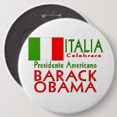 CELEBRATE President Obama Inauguration Keepslag Ronde Button 6,0 Cm (Voorkant /achterkant)
