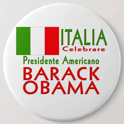 CELEBRATE President Obama Inauguration Keepslag Ronde Button 6,0 Cm (Voorkant)