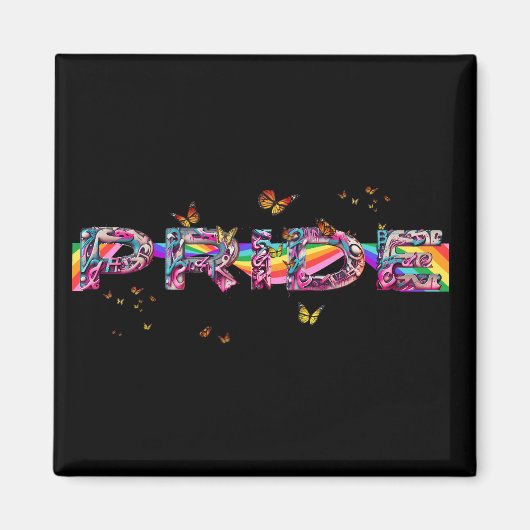 Celebrate Pride Magnet (Voorkant)