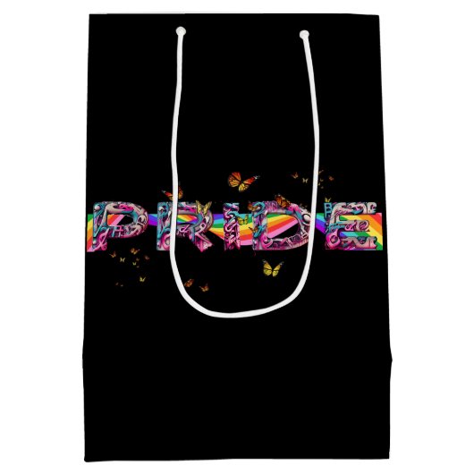 Celebrate Pride Medium Cadeauzakje (Achterkant)