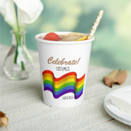 Celebrate Pride Paper cup Papieren Bekers