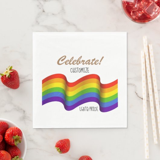 Celebrate Pride Paper Napkins Servet (Insitu)