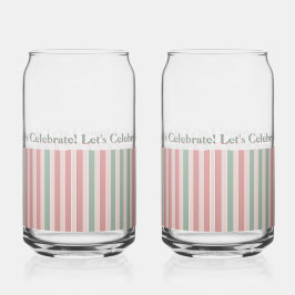 Celebrate Soda Glass Blikvorm Glas