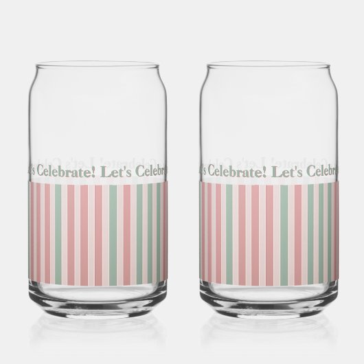 Celebrate Soda Glass Blikvorm Glas (Voorkant)