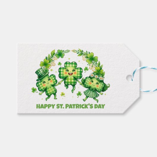 Celebrate St. Patrick’s Day Cadeaulabel (Voorkant (Horizontaal))