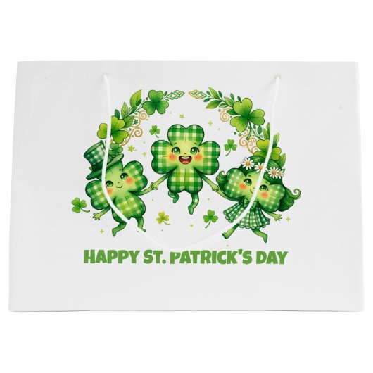 Celebrate St. Patrick’s Day Groot Cadeauzakje (Voorkant)