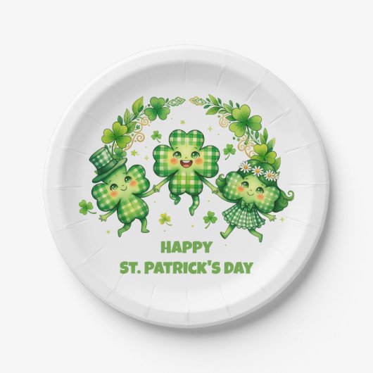Celebrate St. Patrick’s Day Papieren Bordje (Voorkant)