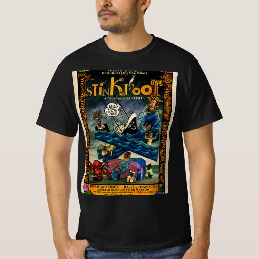 Celebrate Stinkfoot's 40th T-Shirt 2025 (Voorkant)