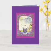 Celebrate the Full Moon with Us Kaart (Gele Bloem)