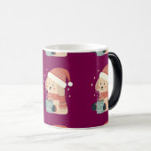 Celebrate the magic of Christmas - Dog Magische Mok (Voorkant rechts)