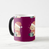 Celebrate the magic of Christmas - Dog Magische Mok (Voorkant links)