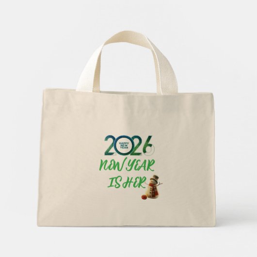 Celebrate the New Year in style with  Tote Bag (Achterkant)