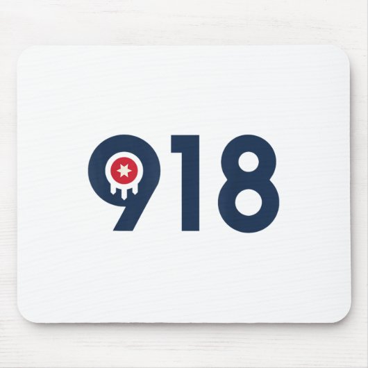 Celebrate The Nine One Eight Tulsa Oklahoma 918 Ar Muismat (Voorkant)