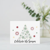 Celebrate the Season Holiday Greeting Card Feestdagenkaart (Staand voorkant)