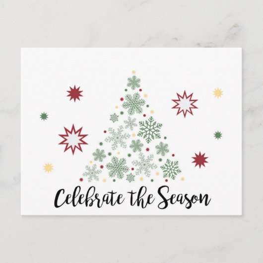 Celebrate the Season Holiday Greeting Card Feestdagenkaart (Voorkant)