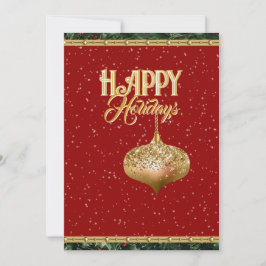 Celebrate the Season with a Sparkling Holiday Card Feestdagenkaart