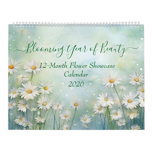 Celebrate the Seasons in Bloom – 2026 Floral  Kalender (Hoes)