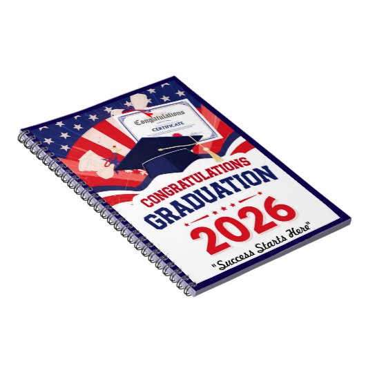 "Celebrate The Win" Notitieboek (Rechterzijde)