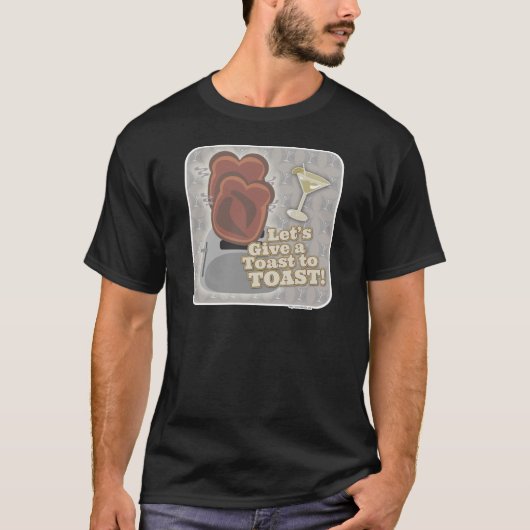 Celebrate Toast Funny Breakfast Bread Motto T-shirt (Voorkant)