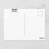 Celebrate True Self Sticker Briefkaart (Achterkant)