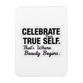 Celebrate True Self Sticker Magneet (Verticaal)
